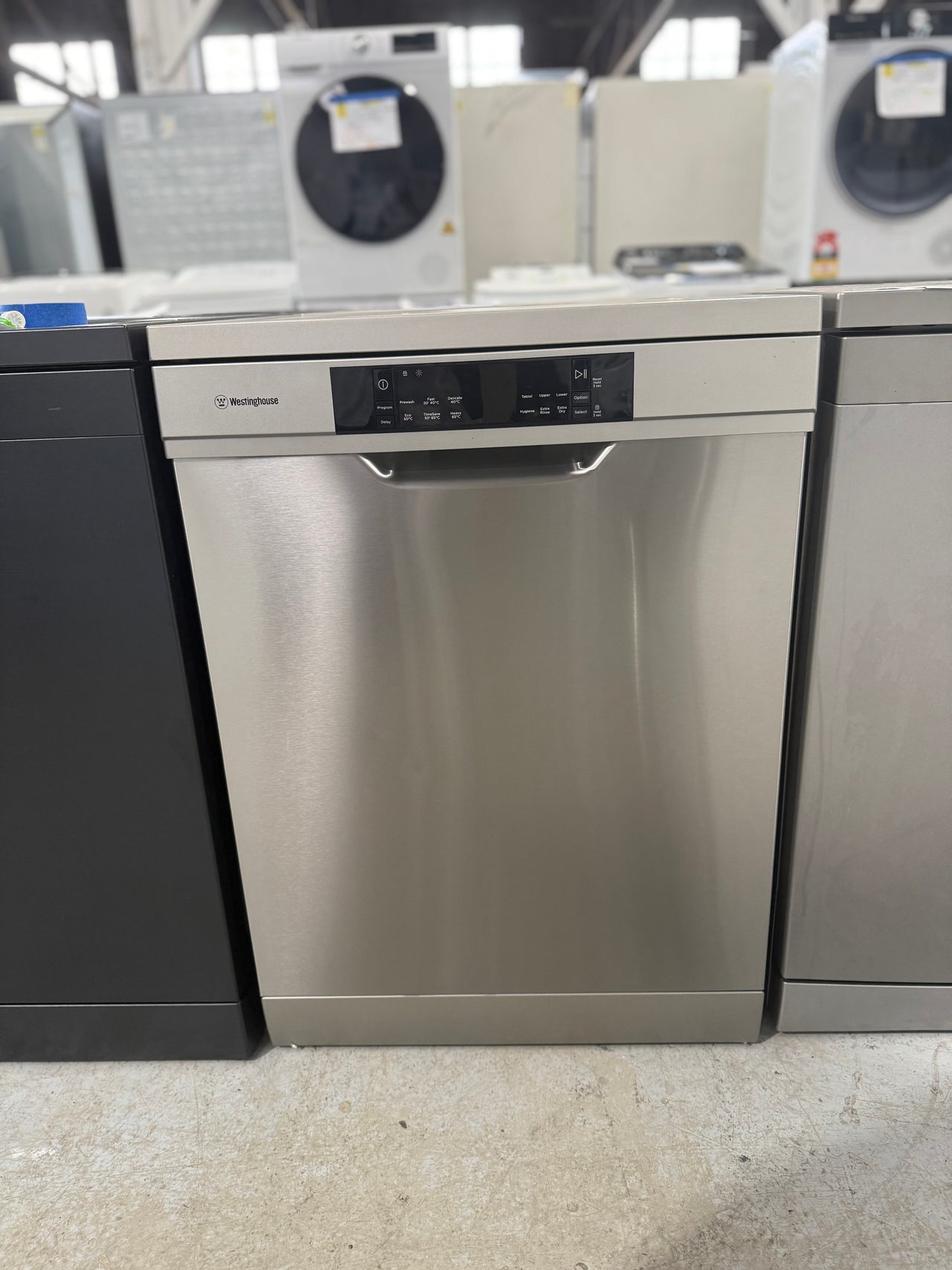 Transportation damaged Westinghouse Freestanding Dishwasher WSF6606XA - Second Hand Appliances Geebung