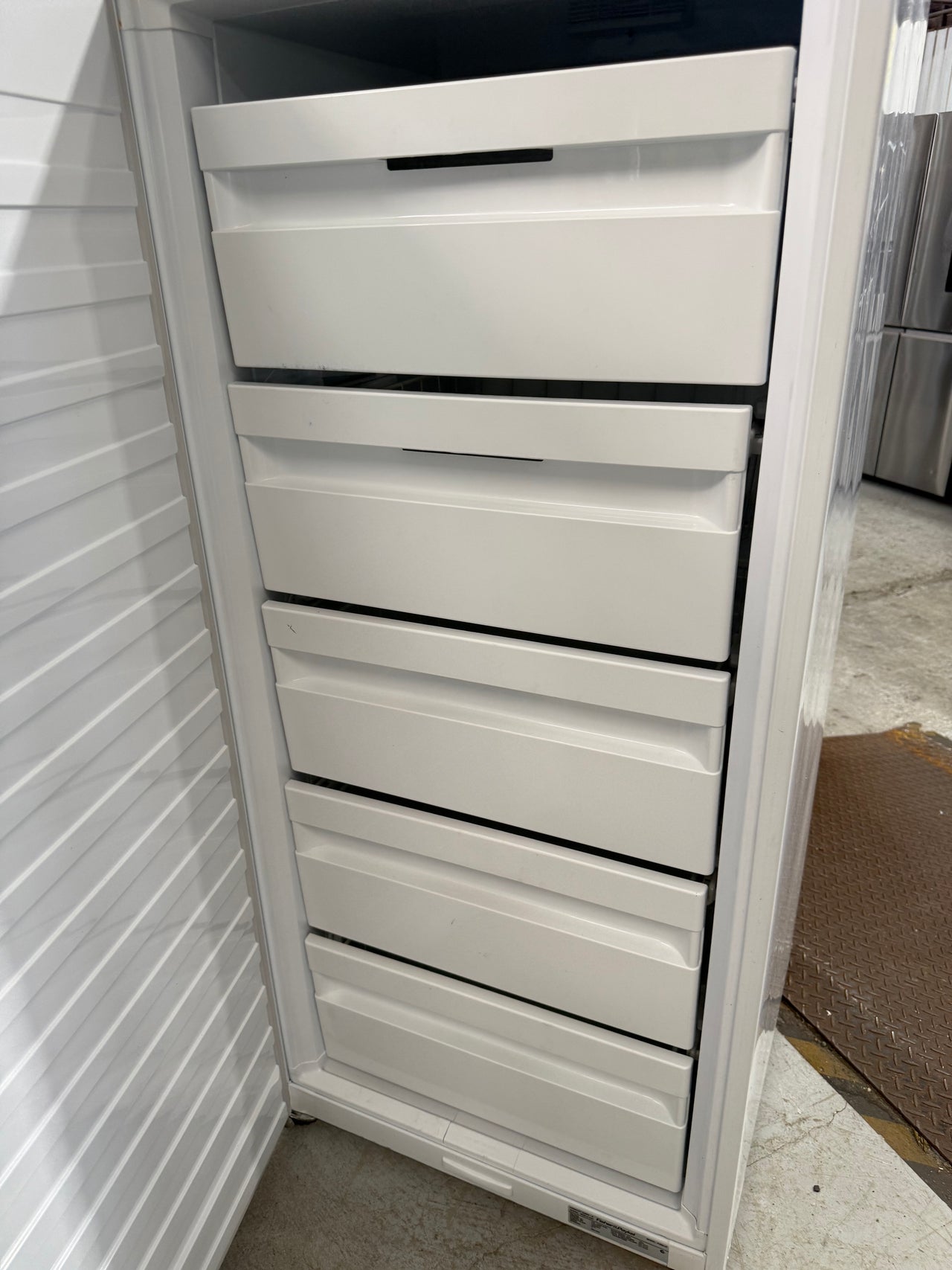 Second hand Fisher & Paykel E308LW1 304L upright vertical freezer - Second Hand Appliances Geebung