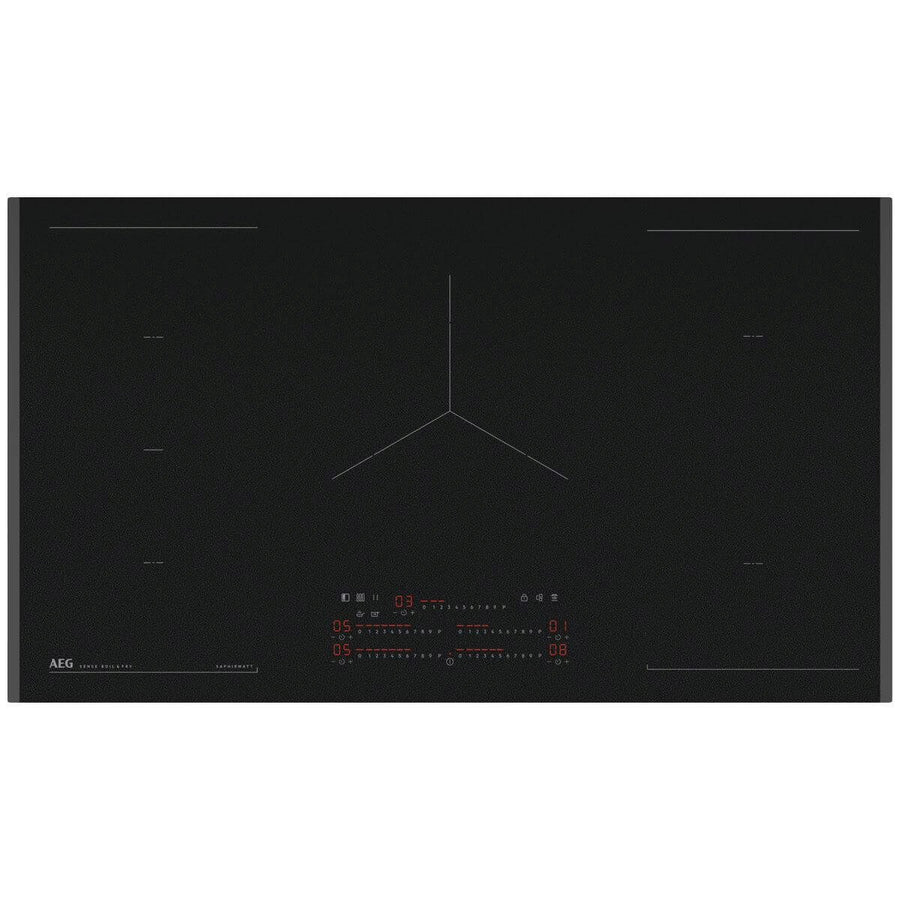Factory second AEG 90cm 5 Zone SaphirMatt Induction Cooktop – NIK95I30FZ