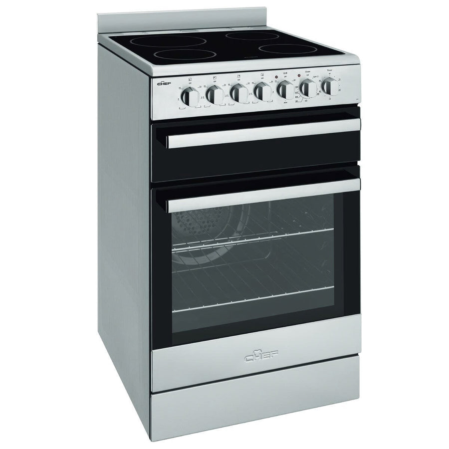 Factory second Chef 54cm Electric Freestanding Cooker – CFE547SBB