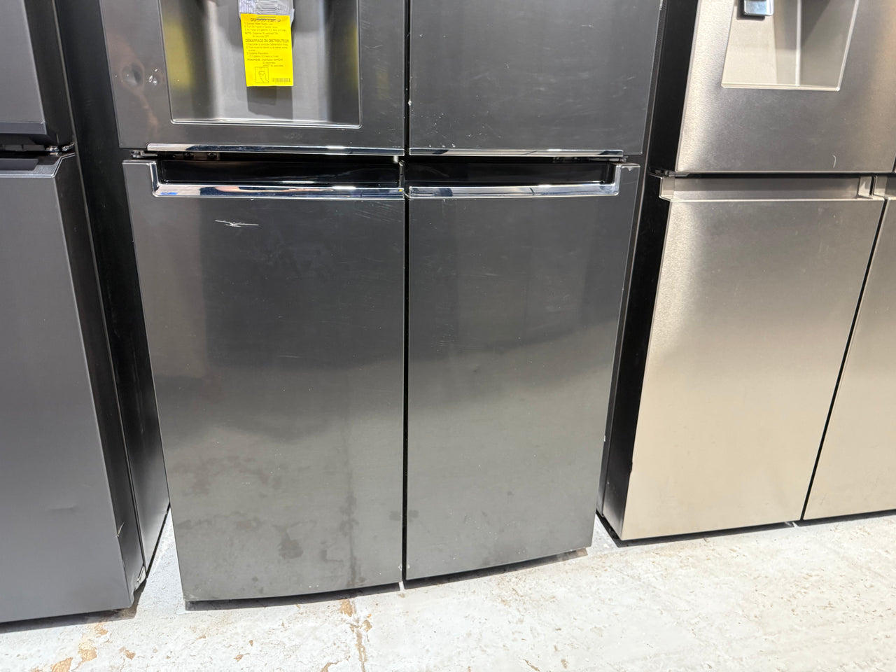 Transportation damaged LG 506L French Door Refrigerator  Model: GF-L570MBL