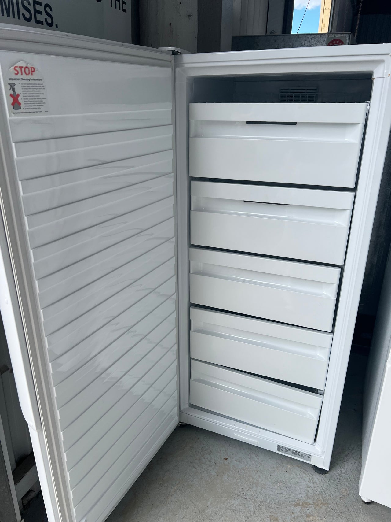 Second hand Fisher & Paykel E308LW 304L Upright Freezer - Second Hand Appliances Geebung