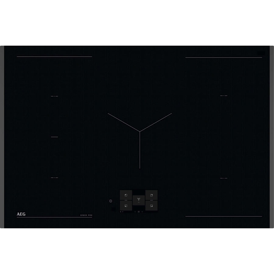 Factory second AEG 80cm 5 Zone 8000 Series Induction Cooktop with Wi-Fi – NIH85M30FB