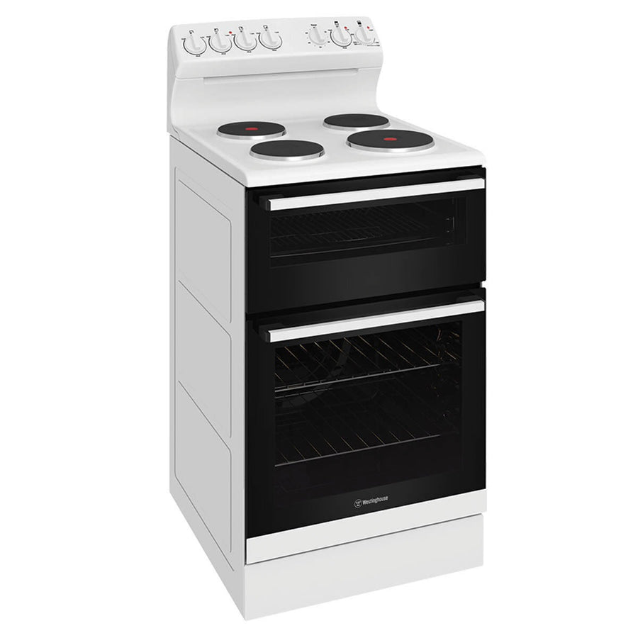Factory second Westinghouse 54cm Freestanding Electric Cooker – WLE532WC