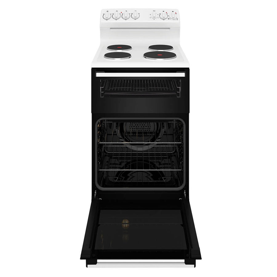 Factory second Westinghouse 54cm Freestanding Electric Cooker – WLE532WC
