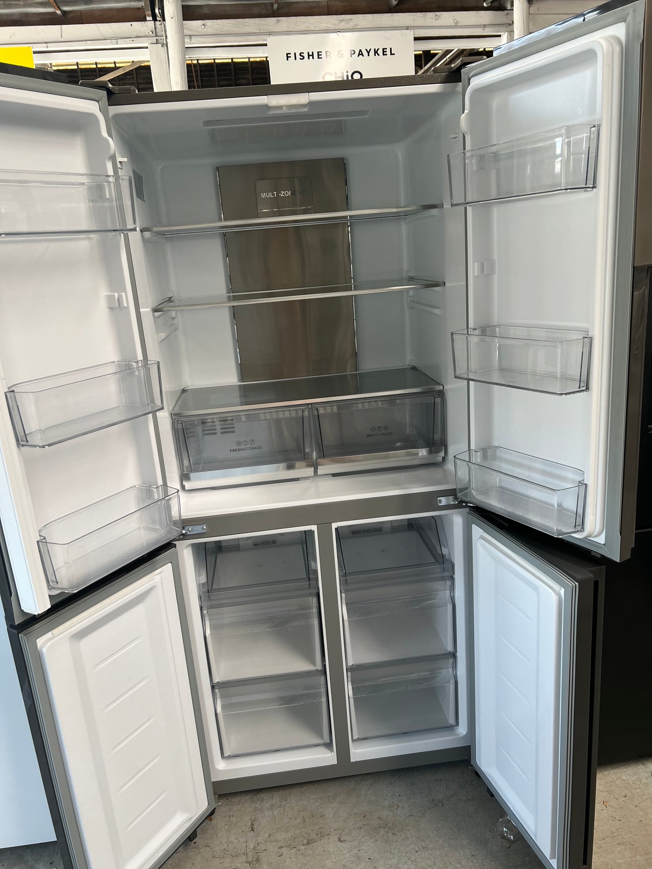 Factory second Haier 469L Quad Door Frost Free Fridge Model: HRF516YS - Second Hand Appliances Geebung