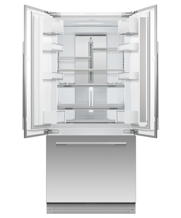 Factory second Fisher & Paykel 417L Integrated French Door Fridge RS80AU1 - Second Hand Appliances Geebung