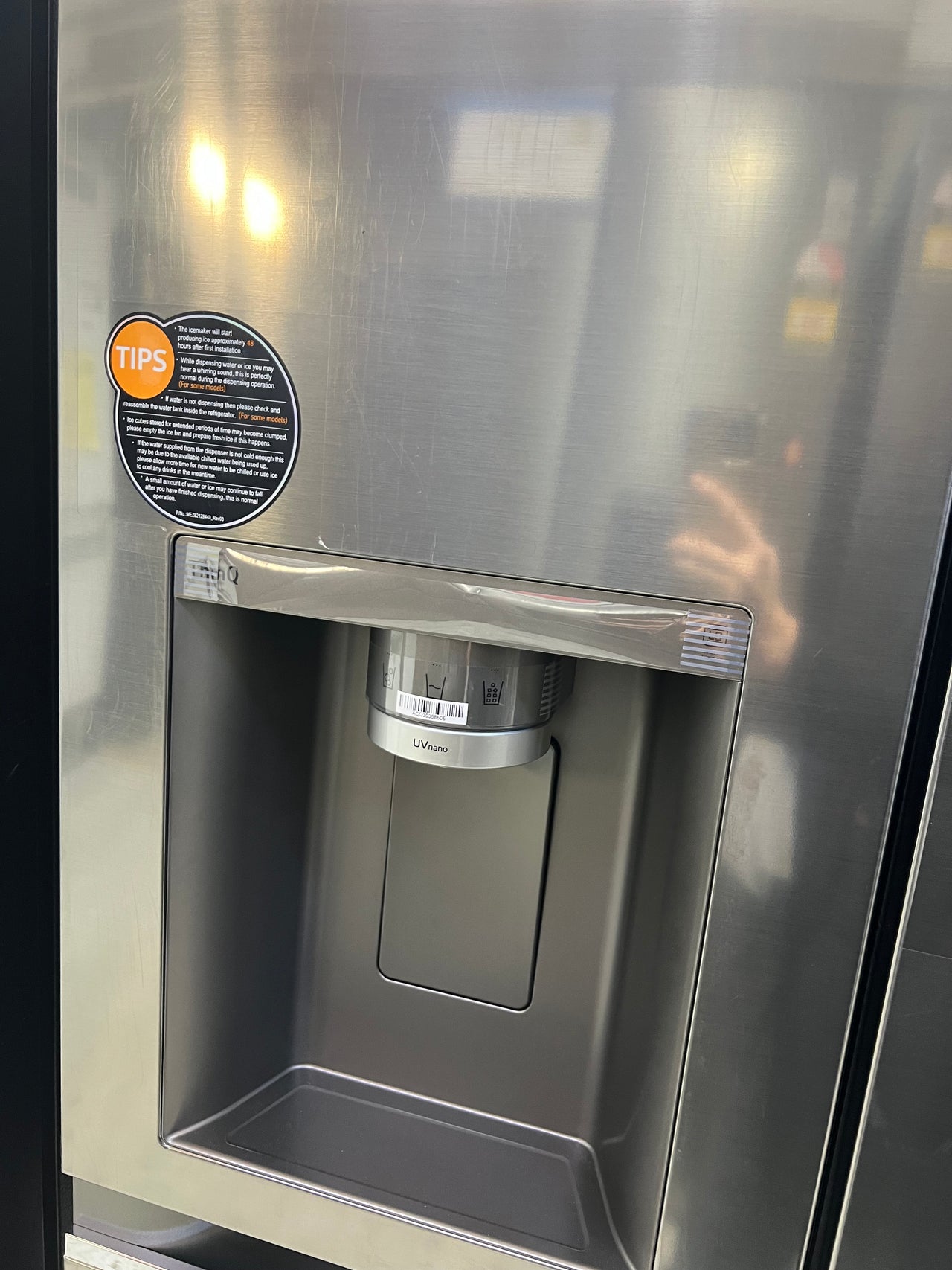 Transportation damaged LG 635L Side By Side Refrigerator in Stainless Finish  Model:GS-D635PLC - Second Hand Appliances Geebung