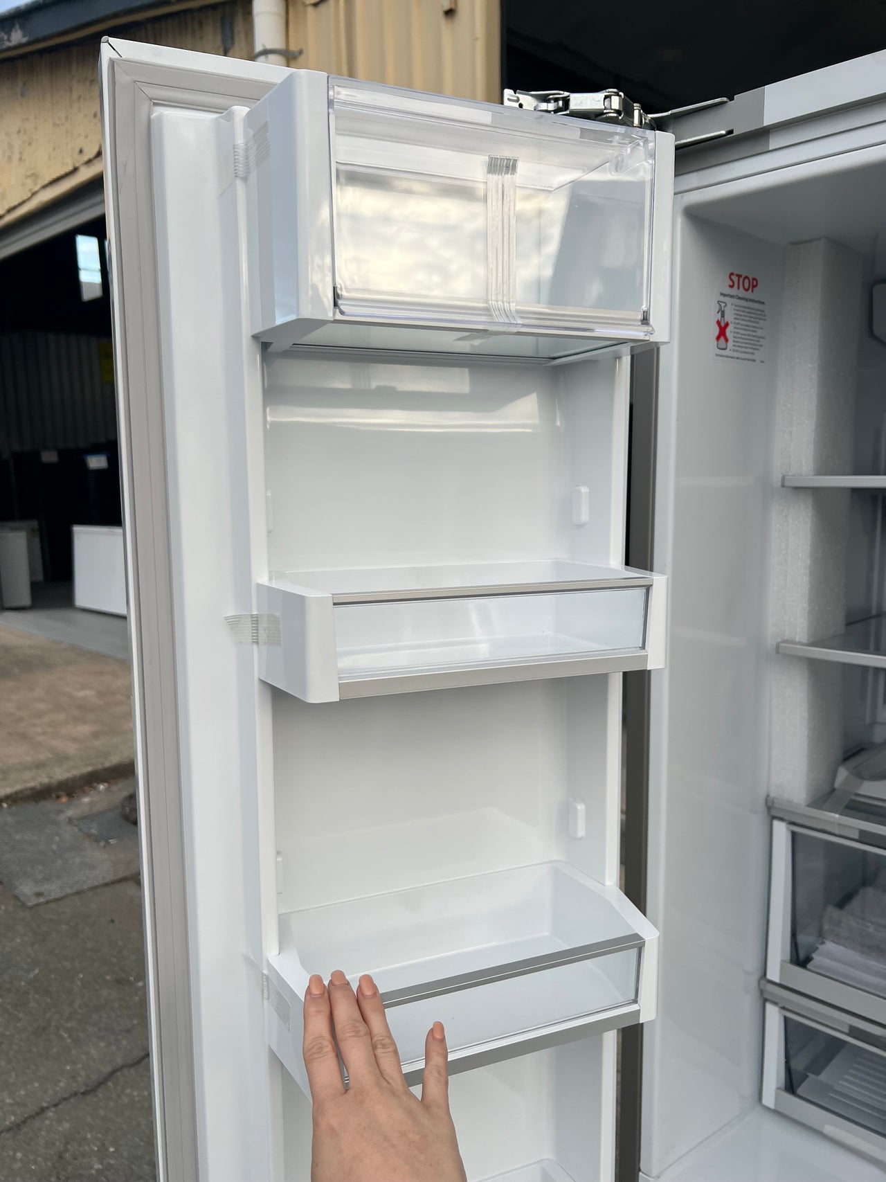 Factory second Fisher & Paykel 417L Integrated French Door Fridge RS80AU1 - Second Hand Appliances Geebung