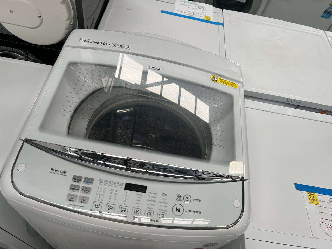 Second hand LG 9kg Top Load Washing Machine WTG9032WF - Second Hand Appliances Geebung