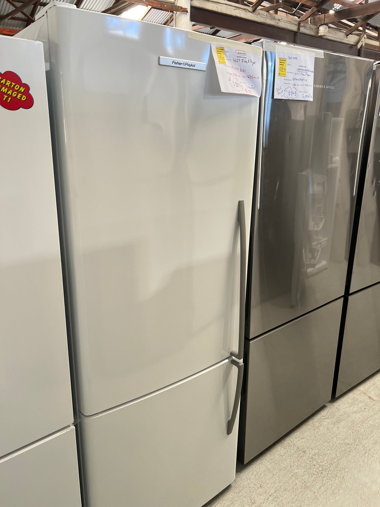 Second hand Fisher & Paykel E402BLE4 403L Bottom Mount Fridge - Second Hand Appliances Geebung