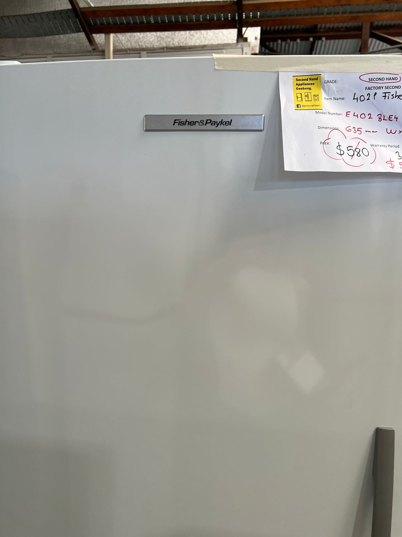 Second hand Fisher & Paykel E402BLE4 403L Bottom Mount Fridge - Second Hand Appliances Geebung