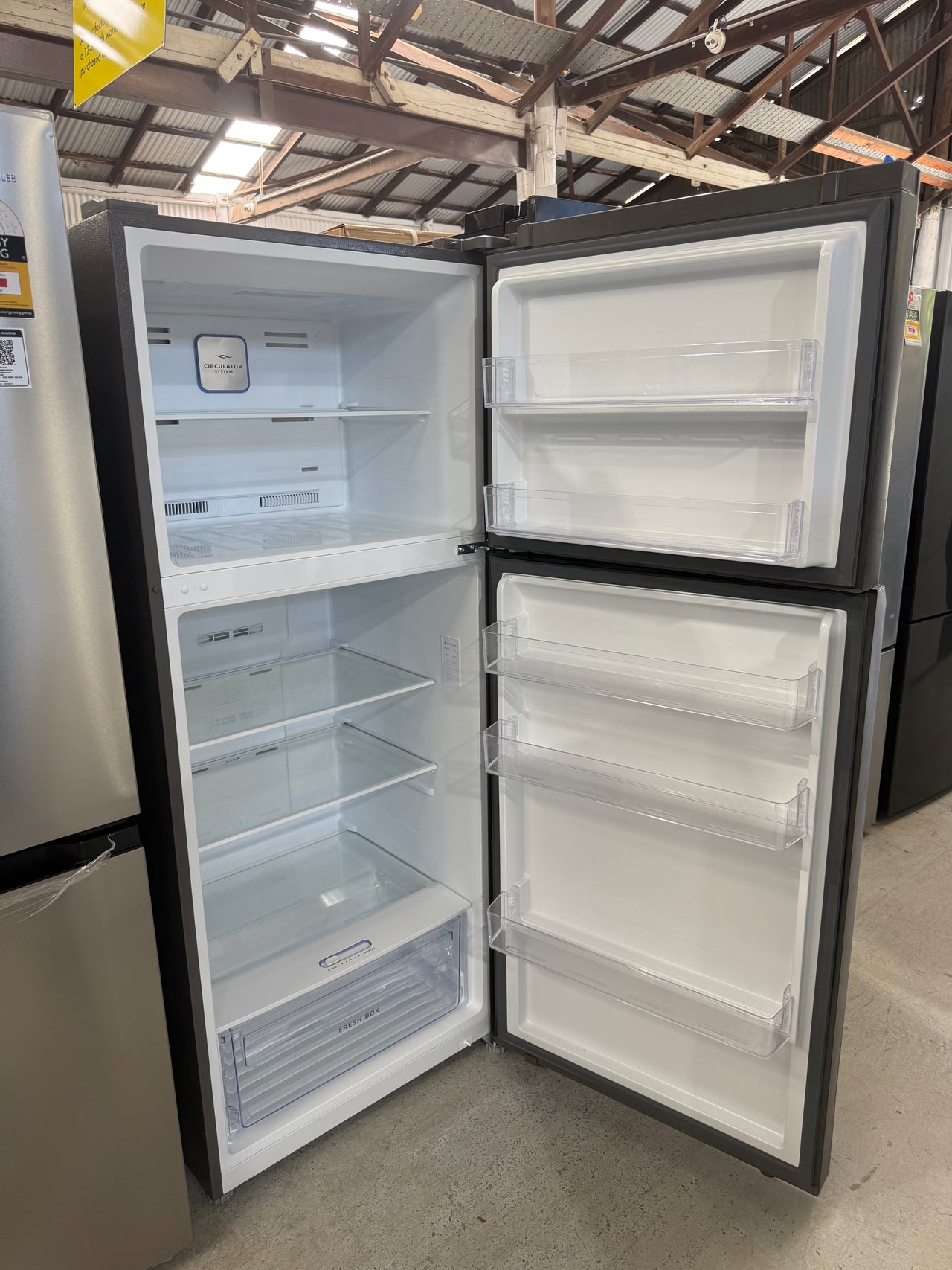 Buy Factory Second TCL 420L Top Mount Fridge – Galaxy Grey (P491TMS) |  | [product_variant] | Second Hand Appliances Geebung Brisbane