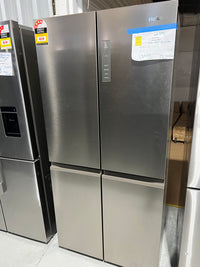 Thumbnail for Factory second Haier 463L Quad Door Refrigerator Stainless Steel HRF530YS/ 4 star energy rating - Second Hand Appliances Geebung