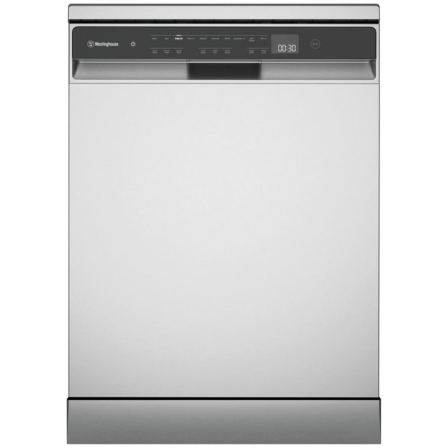Factory second Westinghouse 60cm 15 Place Freestanding Dishwasher – Stainless Steel WSF6608XC