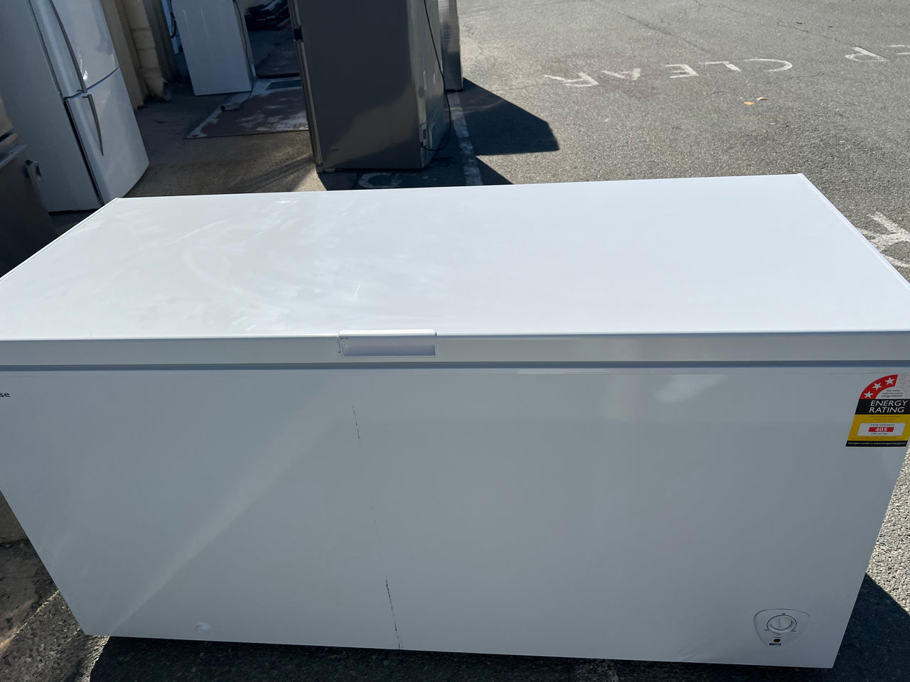 Factory second Hisense HRCF500 500L Chest Freezer (White) - Second Hand Appliances Geebung