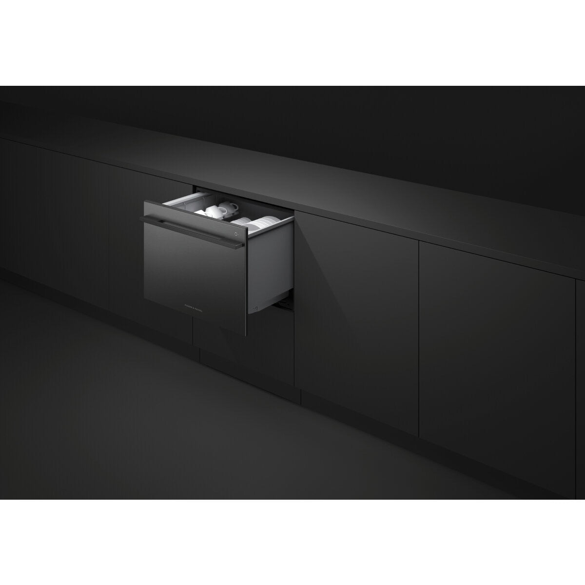 Factory second Fisher & Paykel Tall Single DishDrawer Dishwasher Black Stainless Steel DD60SDFTB9 - Second Hand Appliances Geebung