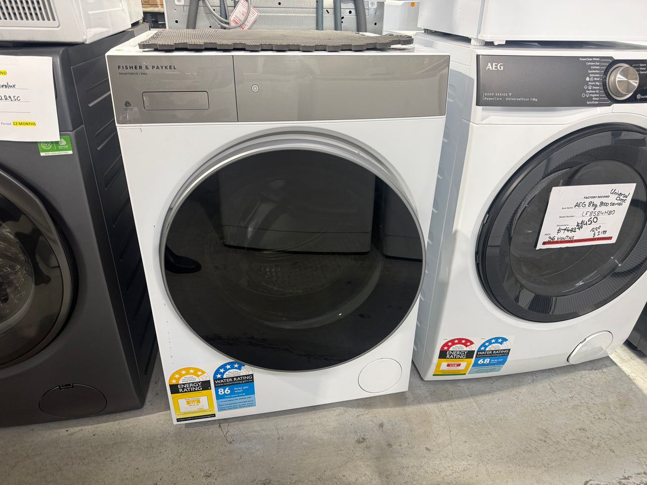 Factory second Fisher &  Paykel 10kg Washing Machine – WH1060P5