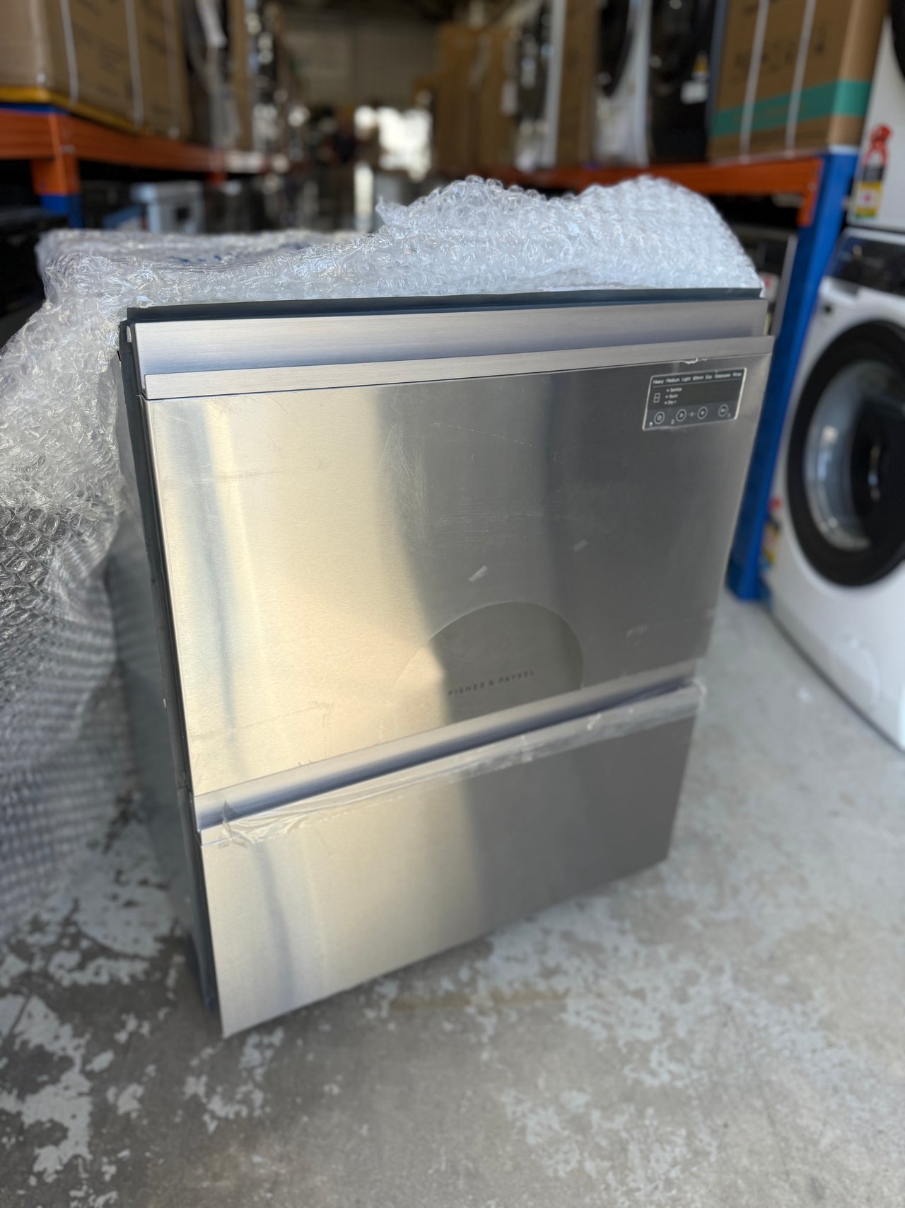 Factory second Fisher & Paykel DD60D2NX9 Double DishDrawer™ Dishwasher – Stainless Steel