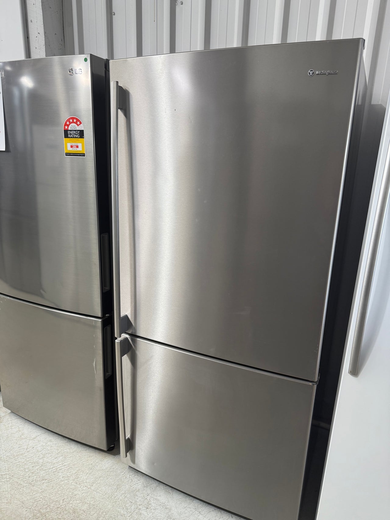 Second hand Westinghouse WBM5104SC 510-liter bottom mount refrigerator