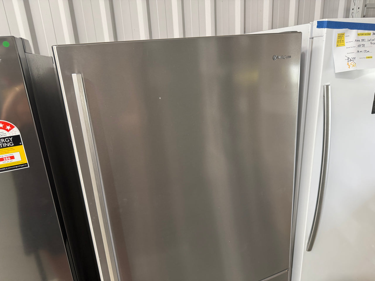 Second hand Westinghouse WBM5104SC 510-liter bottom mount refrigerator