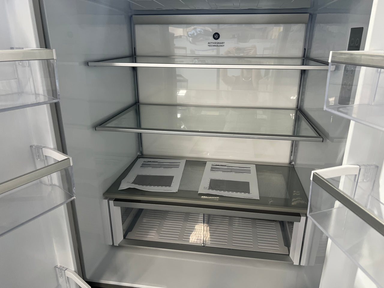 Factory second Fisher &amp; Paykel RF500QNX1 498L Quad Door Fridge (Stainless Steel) - Second Hand Appliances Geebung