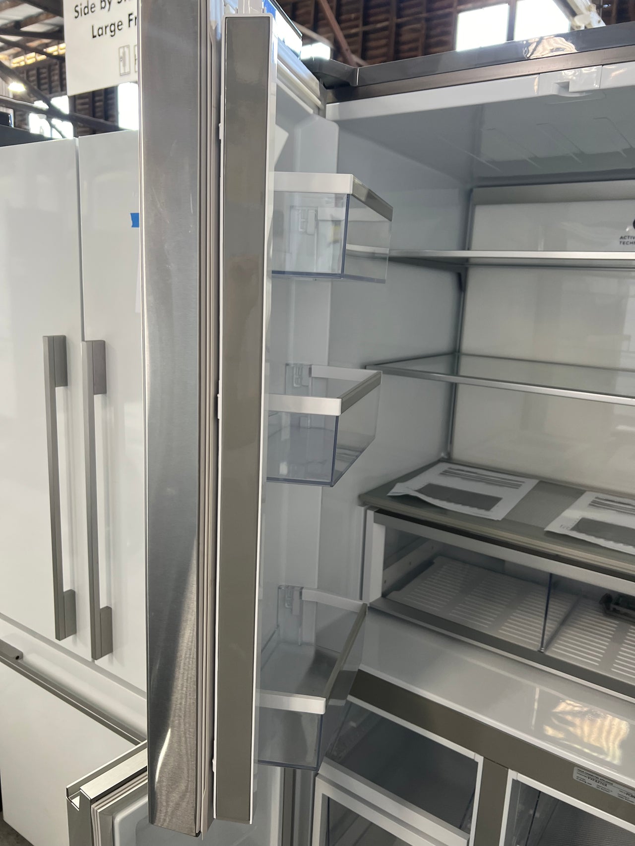 Factory second Fisher &amp; Paykel RF500QNX1 498L Quad Door Fridge (Stainless Steel) - Second Hand Appliances Geebung