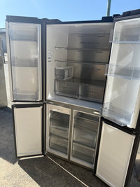 Thumbnail for Factory Second Hisense 483L French Door Refrigerator – Non-Plumbed Ice & Water – HRCD483TBW