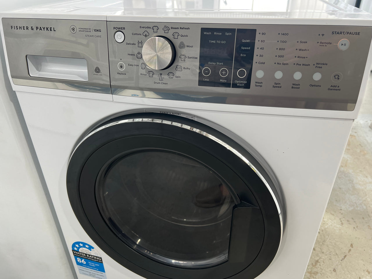 Factory second Fisher & Paykel 10kg Front Load Washer - Second Hand Appliances Geebung