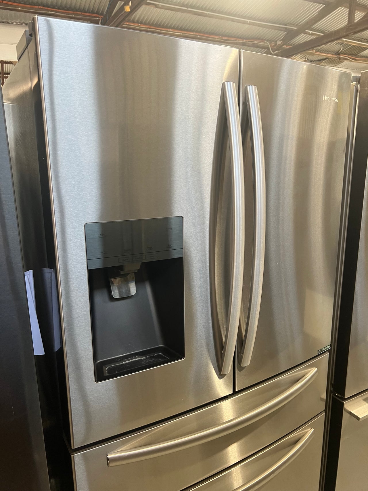 Second hand HISENSE 701L FRENCH DOOR STAINLESS STEEL FRIDGE with 12 months warranty - Second Hand Appliances Geebung