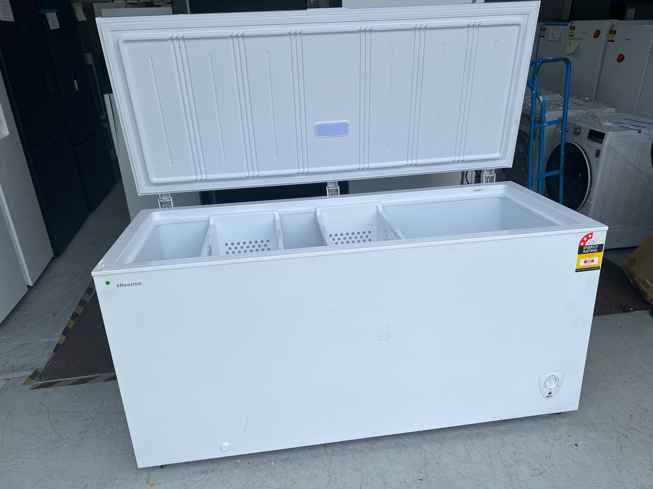 Factory second Hisense HRCF500 500L Chest Freezer - Second Hand Appliances Geebung