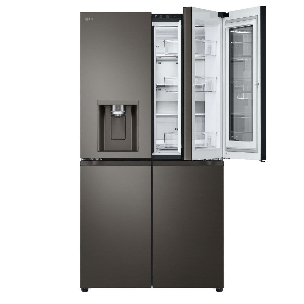 Transportation damaged LG 642L InstaView French Door Fridge – GF-V700BSLC