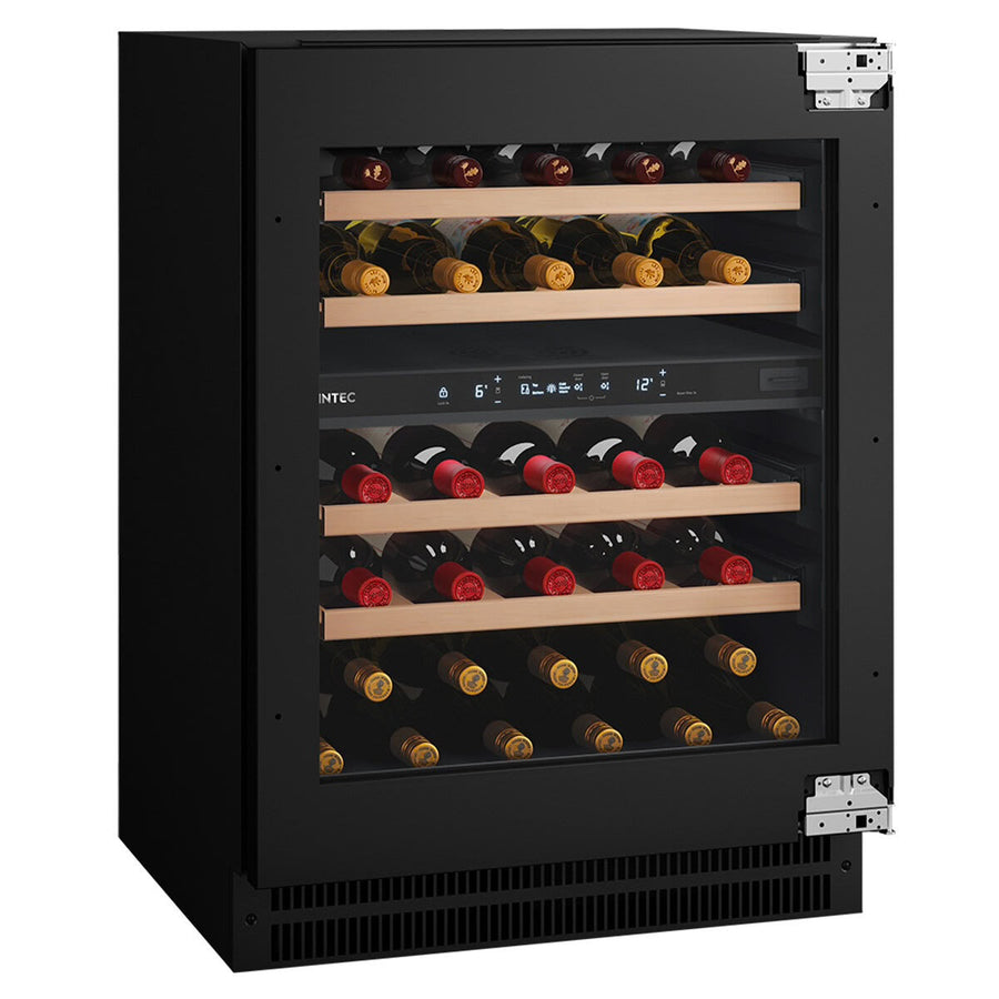 Factory second Vintec VWD820SAP-X Luxe Harmony 31-Bottle Integrated Dual Zone Wine Cabinet