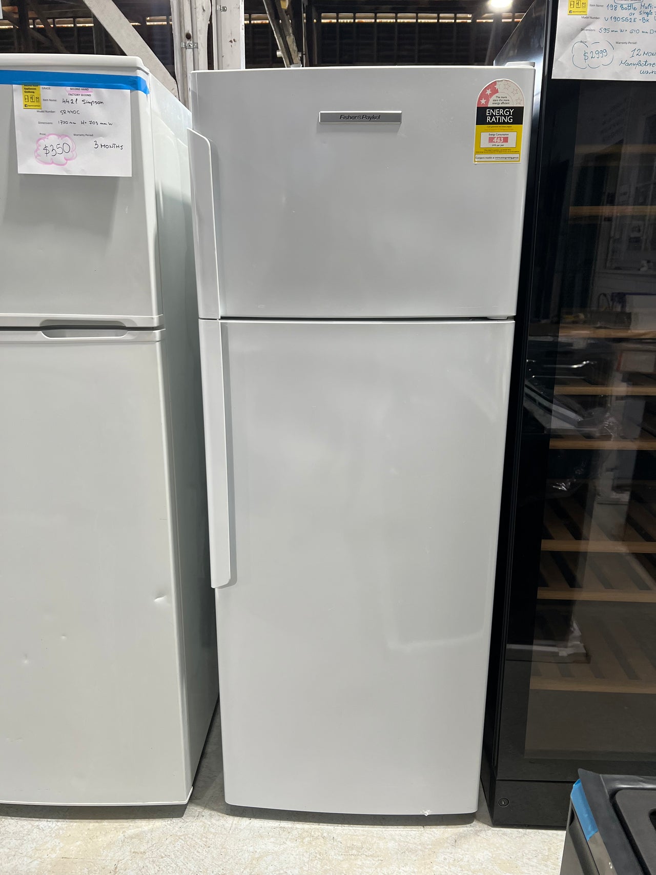 Second hand 411L Fisher & Paykel Fridge E411TRT2 - Second Hand Appliances Geebung