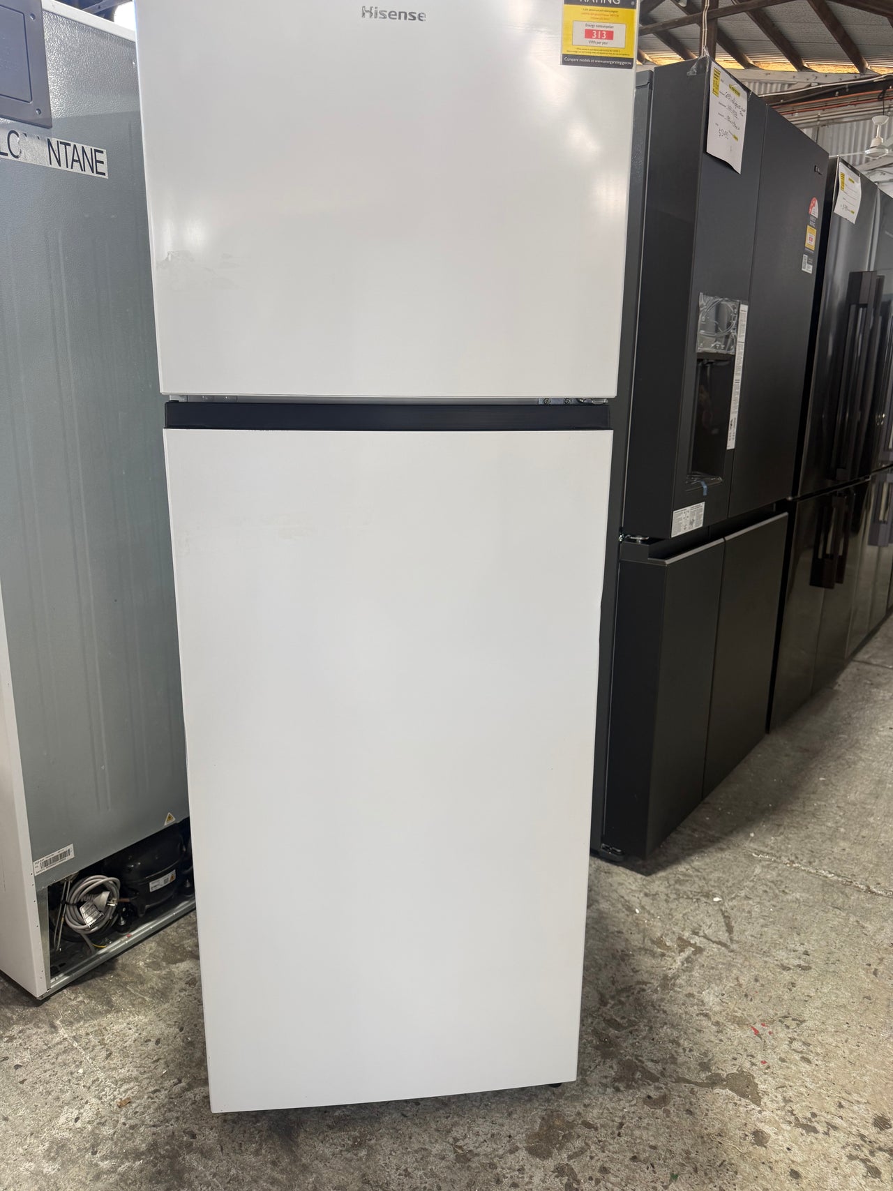 Factory second 326L Hisense Top Mount Refrigerator  Model: HRTF326