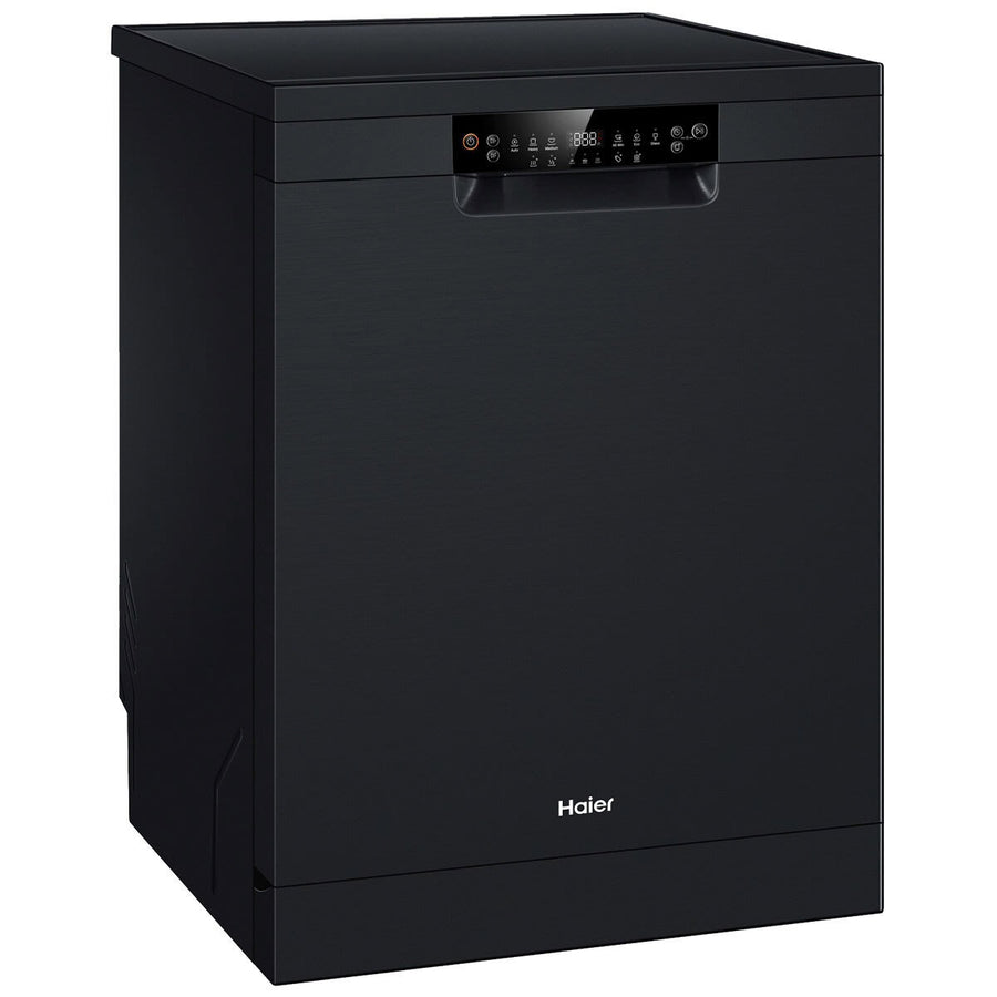 Factory Second Haier 15 Place Setting Freestanding Dishwasher – Black | HDW15F2B1