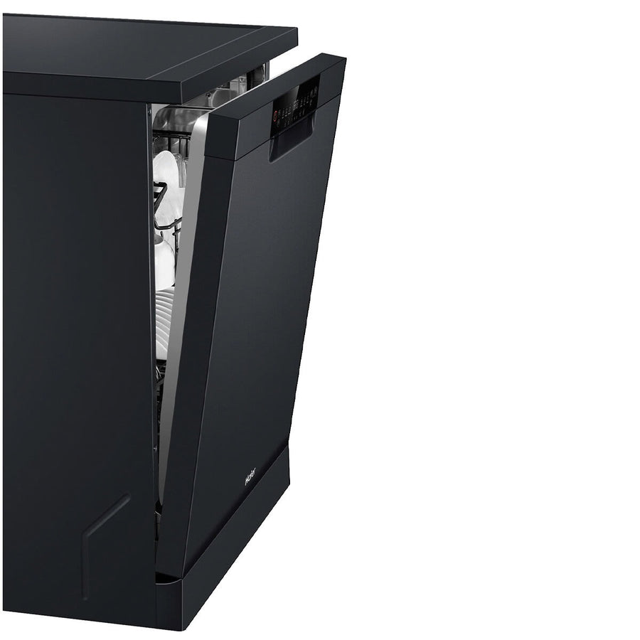 Factory Second Haier 15 Place Setting Freestanding Dishwasher – Black | HDW15F2B1