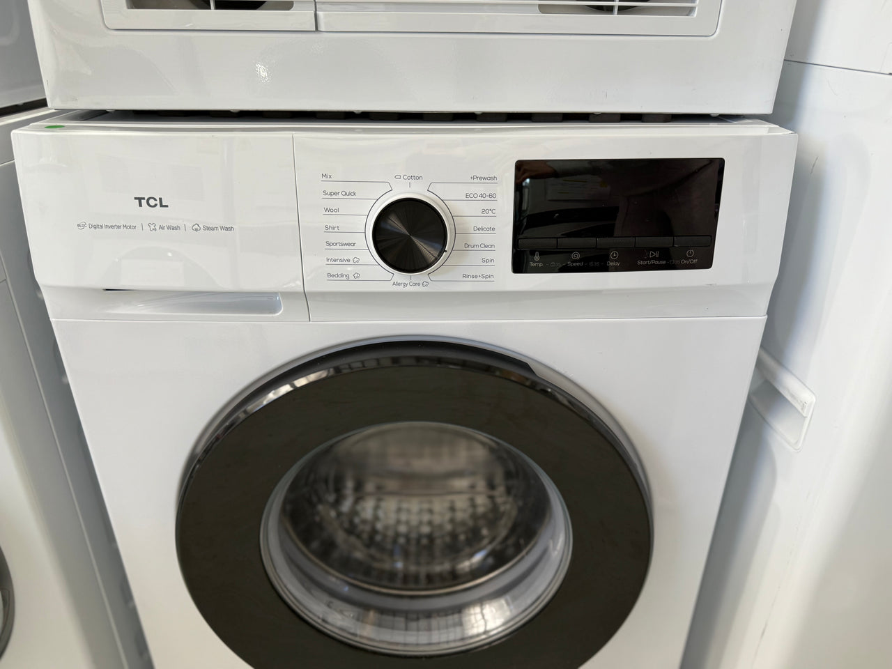 Factory Second TCL 7.5kg Front Load Washing Machine – White P108FLW