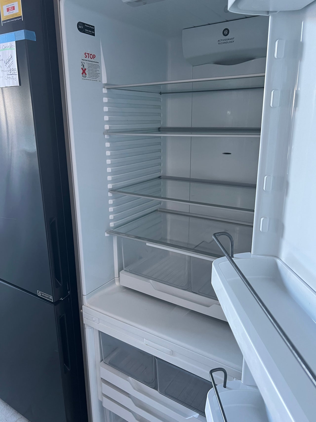 Second hand Fisher & Paykel E442BRXFDU4 442L Fridge with ice&water dispenser - Second Hand Appliances Geebung