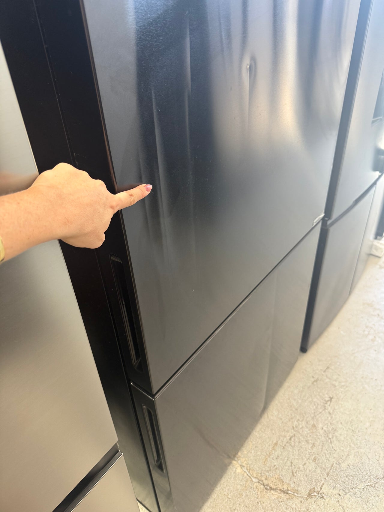Factory second Hisense 483L PureFlat Bottom Mount Refrigerator HRBM483B