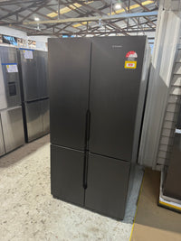 Thumbnail for Factory second Westinghouse 564L French Quad Door Refrigerator – Matte Charcoal Black WQE5600BA