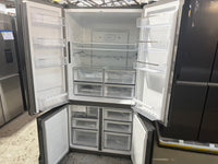 Thumbnail for Factory second Westinghouse 564L French Quad Door Refrigerator – Matte Charcoal Black WQE5600BA