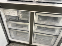 Thumbnail for Factory second Westinghouse 564L French Quad Door Refrigerator – Matte Charcoal Black WQE5600BA