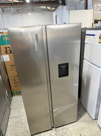 Thumbnail for Factory second Hisense HRSBS540SW 541 L PureFlat Side-by-Side Refrigerator – Silver / Stainless Steel