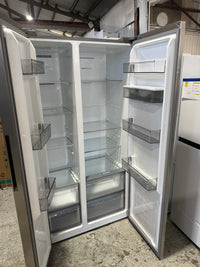 Thumbnail for Factory second Hisense HRSBS540SW 541 L PureFlat Side-by-Side Refrigerator – Silver / Stainless Steel