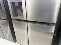 Thumbnail for Factory second LG GS-N600PL 635 L Side-by-Side Refrigerator – Non-Plumbed Ice & Water, Stainless Steel Finish