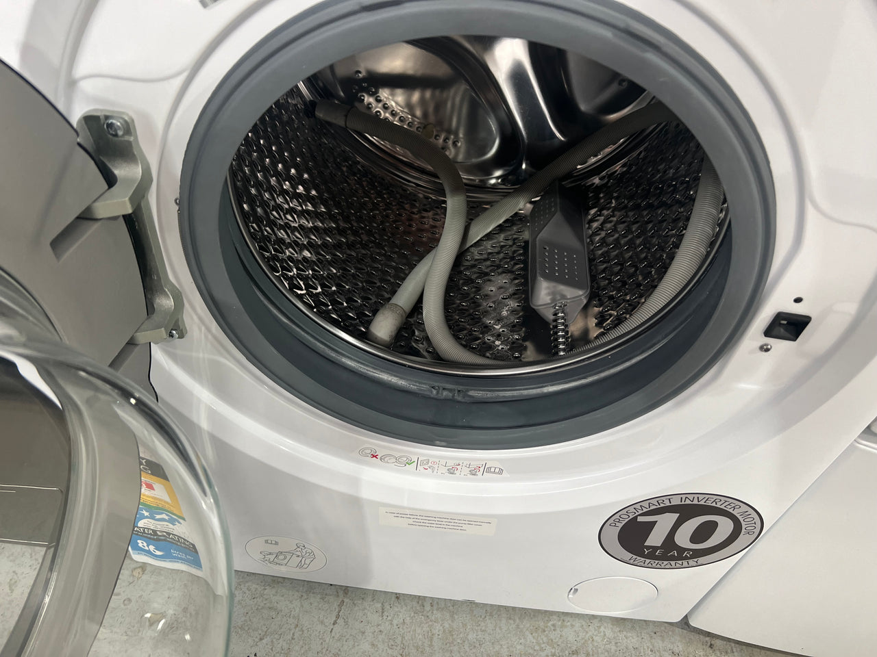 Second hand Beko 10kg Front Load Washer Model: BFL1010W - Second Hand Appliances Geebung