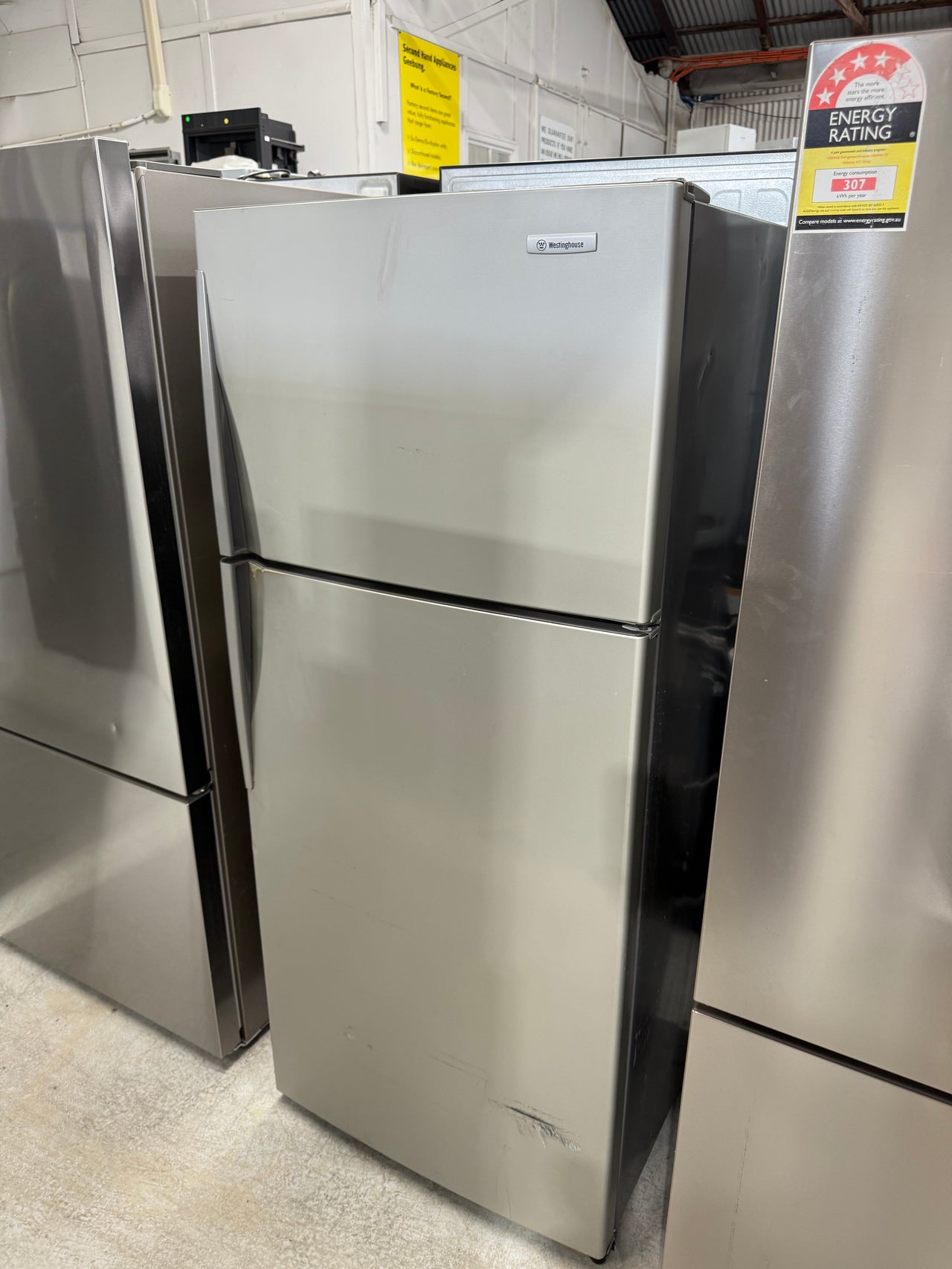 Second hand Westinghouse WTM4200 420L Fridge