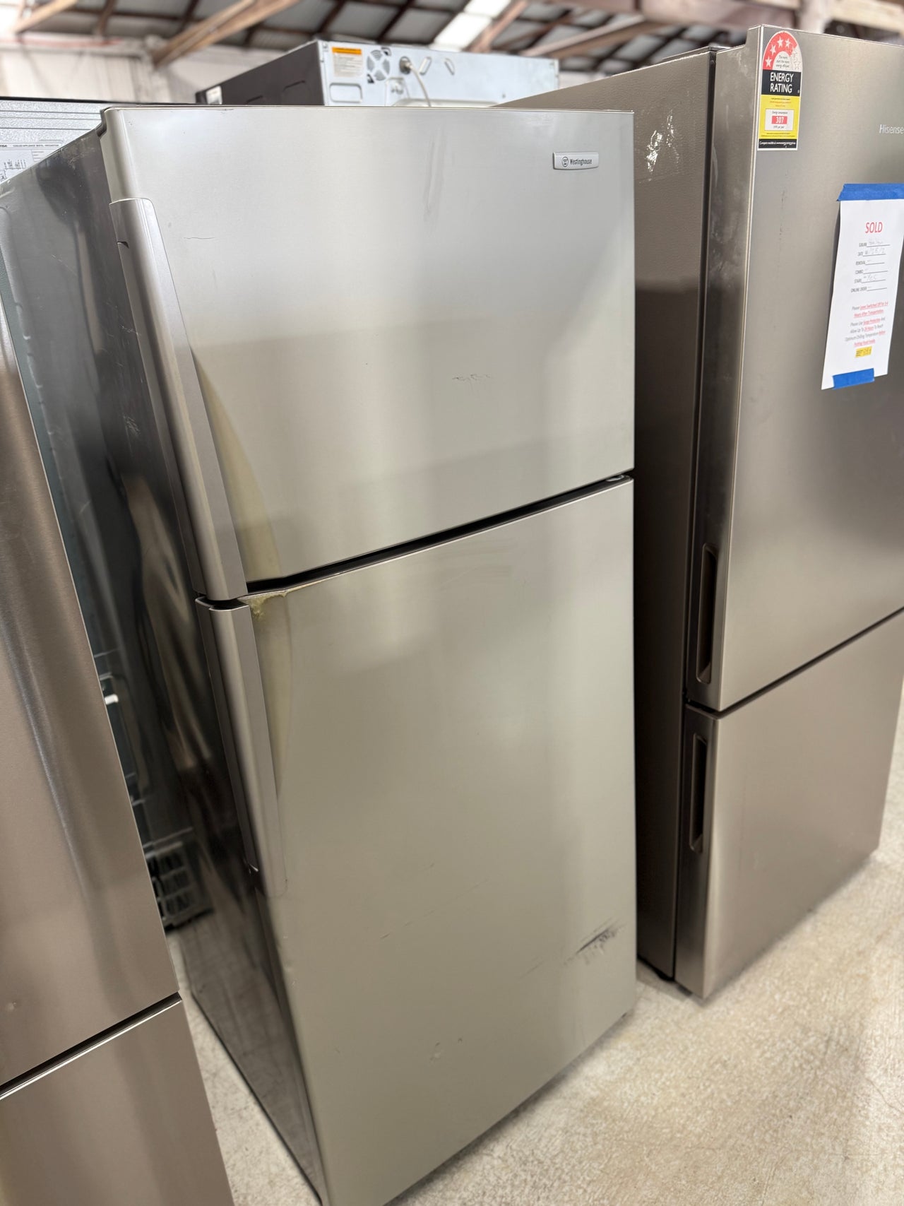 Second hand Westinghouse WTM4200 420L Fridge