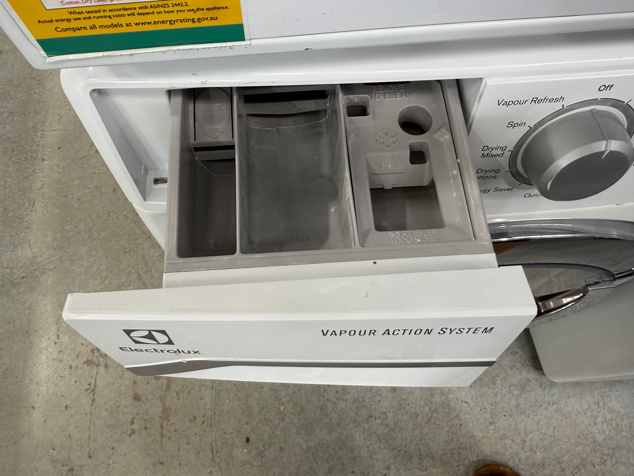 Second hand ELECTROLUX EWW12753 7.5KG / 4KG Washer Dryer Combo - Second Hand Appliances Geebung